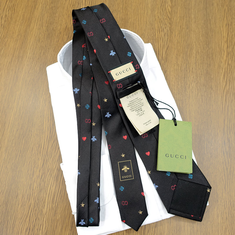 GUCCI（グッチ） ネクタイ GG柄(7cm) GG51【ブランド・プレゼント