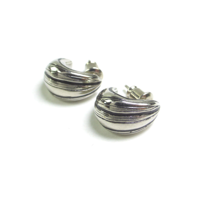 LEMAIRE（ルメール） GIRASOL オープンフープ ピアス シルバー 両耳用