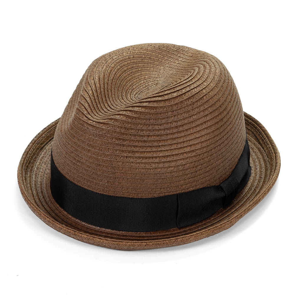 ストローハット メンズ 夏 春夏 つば 短い 帽子 ハット ブランド EDHAT