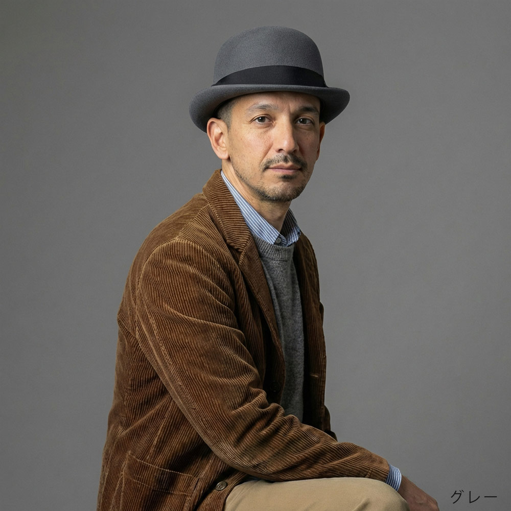 EDHAT(エドハット) ウール フェルト ボーラーハット フェルトハット