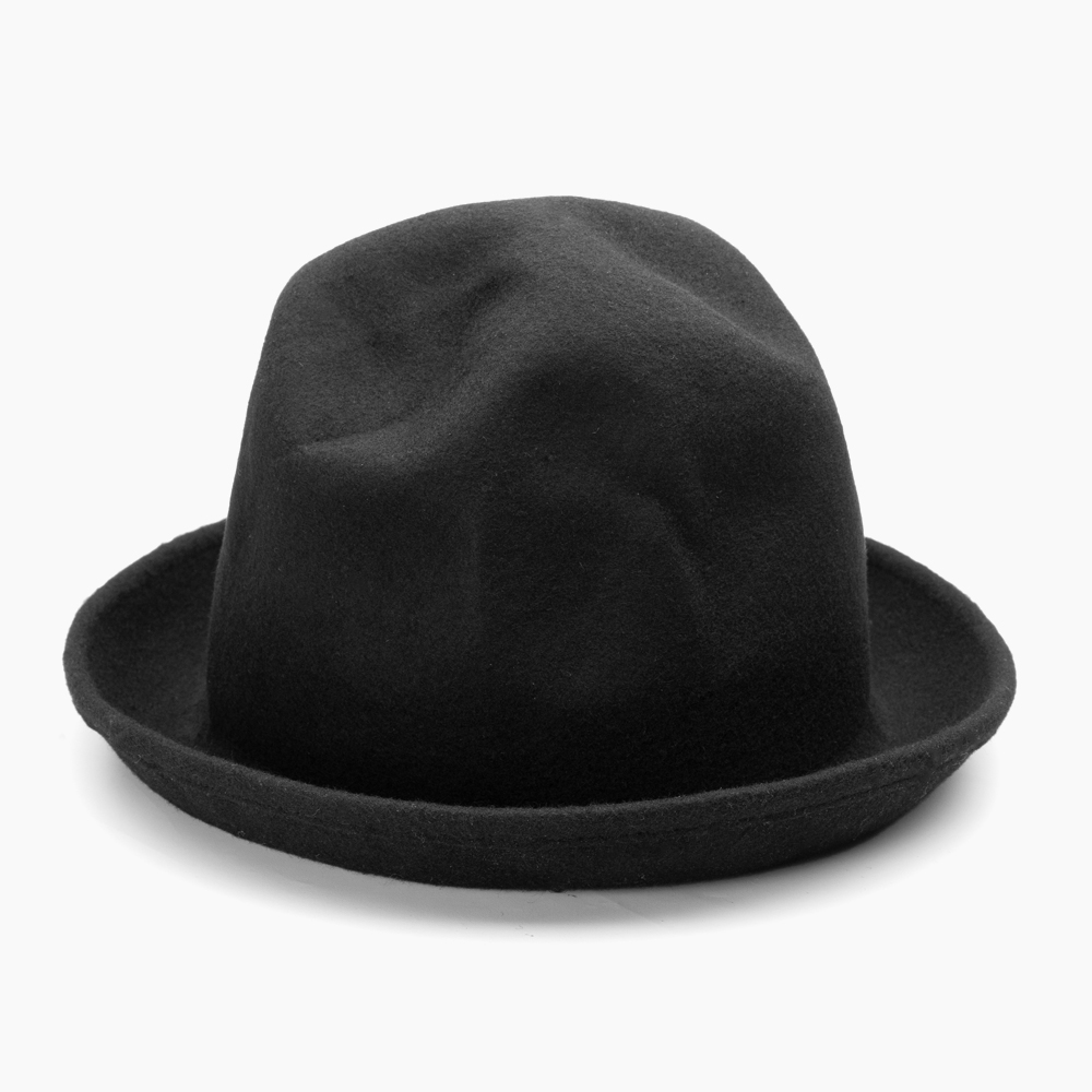 マウンテンハット 帽子 ハット メンズ 秋冬 つば 短い ウール フェルト