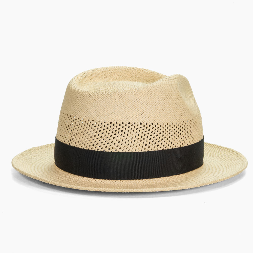 パナマハット メンズ つば広 ハット 夏 ストローハット パナマ帽 高級