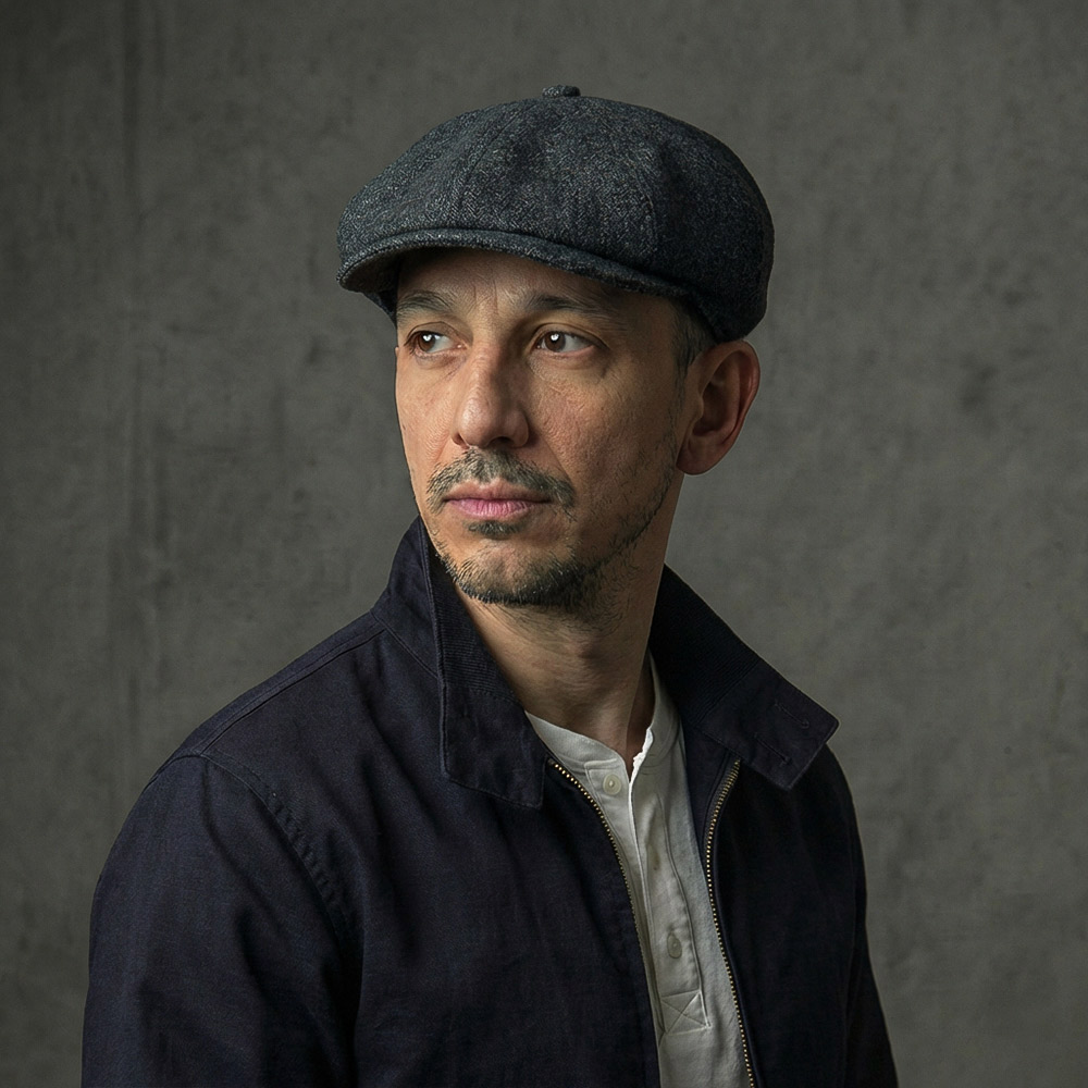 SKILLED WORKERS ブラックシャンブレー8パネル