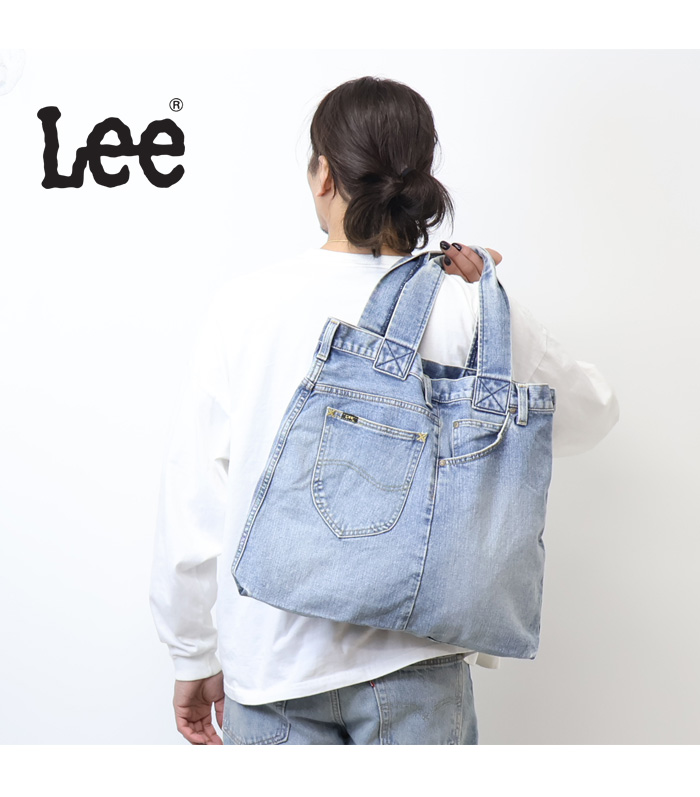 Lee（リー） リメイク ライダース トートバッグ デニム メンズ