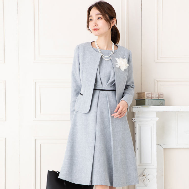 スーツ レディース セットアップ (5〜17号)シュガーシャークノーカラー