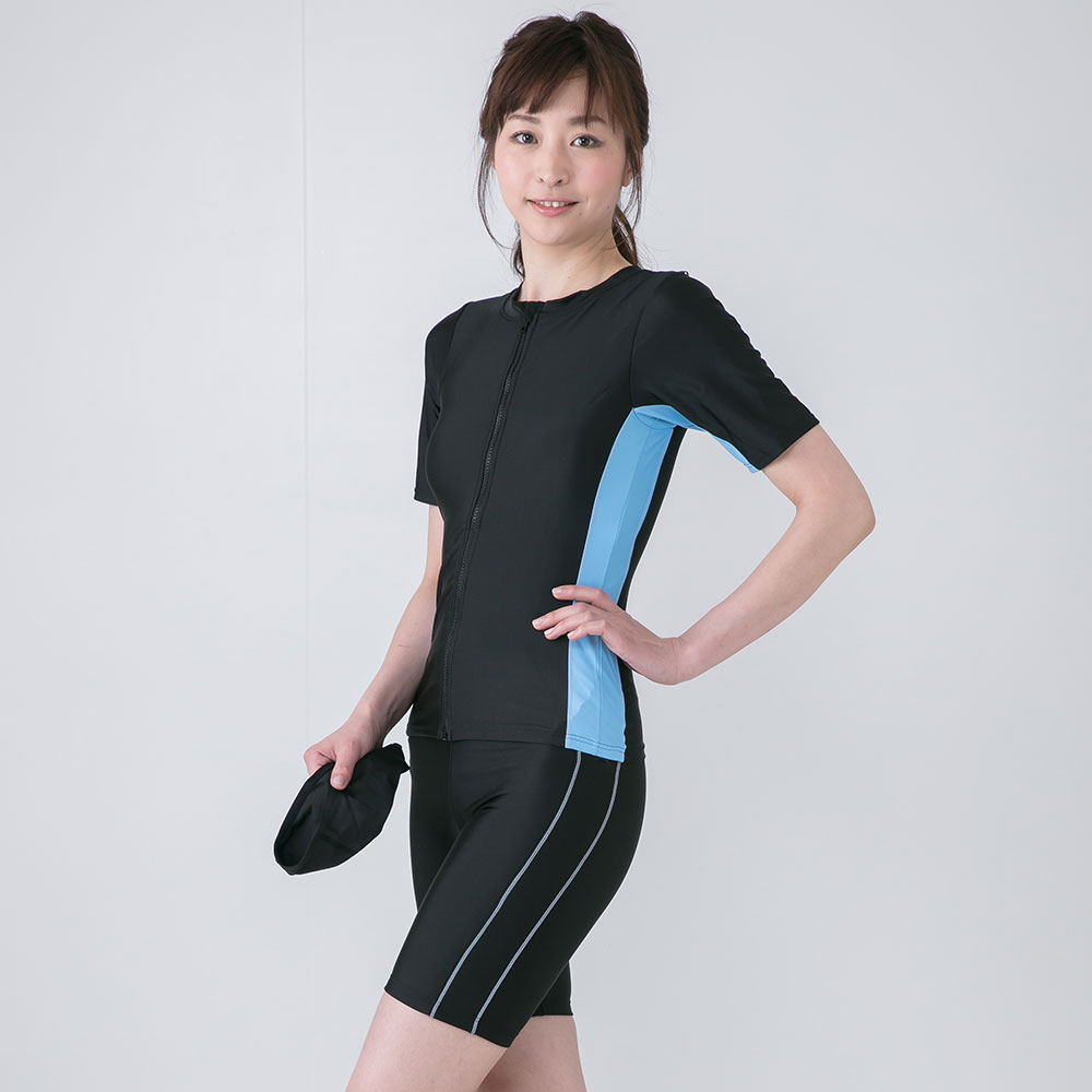 フィットネス水着 セパレート 競泳水着 スイムウェア 体型カバー