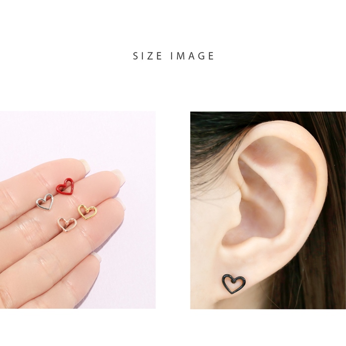 凛 RIN ボディピアス ハート 軟骨ピアス 16G 可愛い セカンドピアス