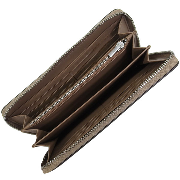 COACH（コーチ） 財布 レディース 長財布 アウトレット ライトカーキ