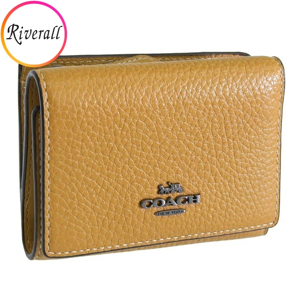 COACH（コーチ） 財布 レディース 三つ折り財布 アウトレット レザー