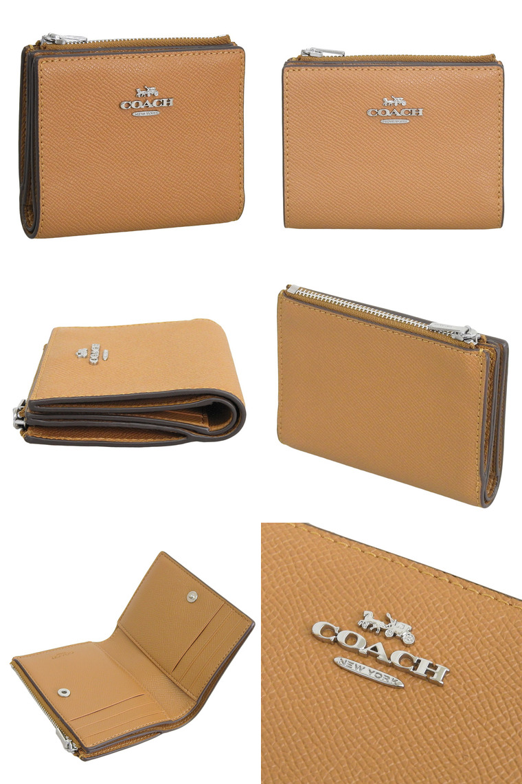 COACH（コーチ） 財布 レディース 二つ折り財布 アウトレット レザー
