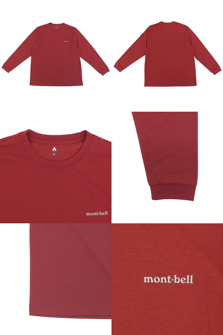 mont-bell（モンベル） Tシャツ ロンT メンズ 長袖 XS〜XXL WIC.ロング