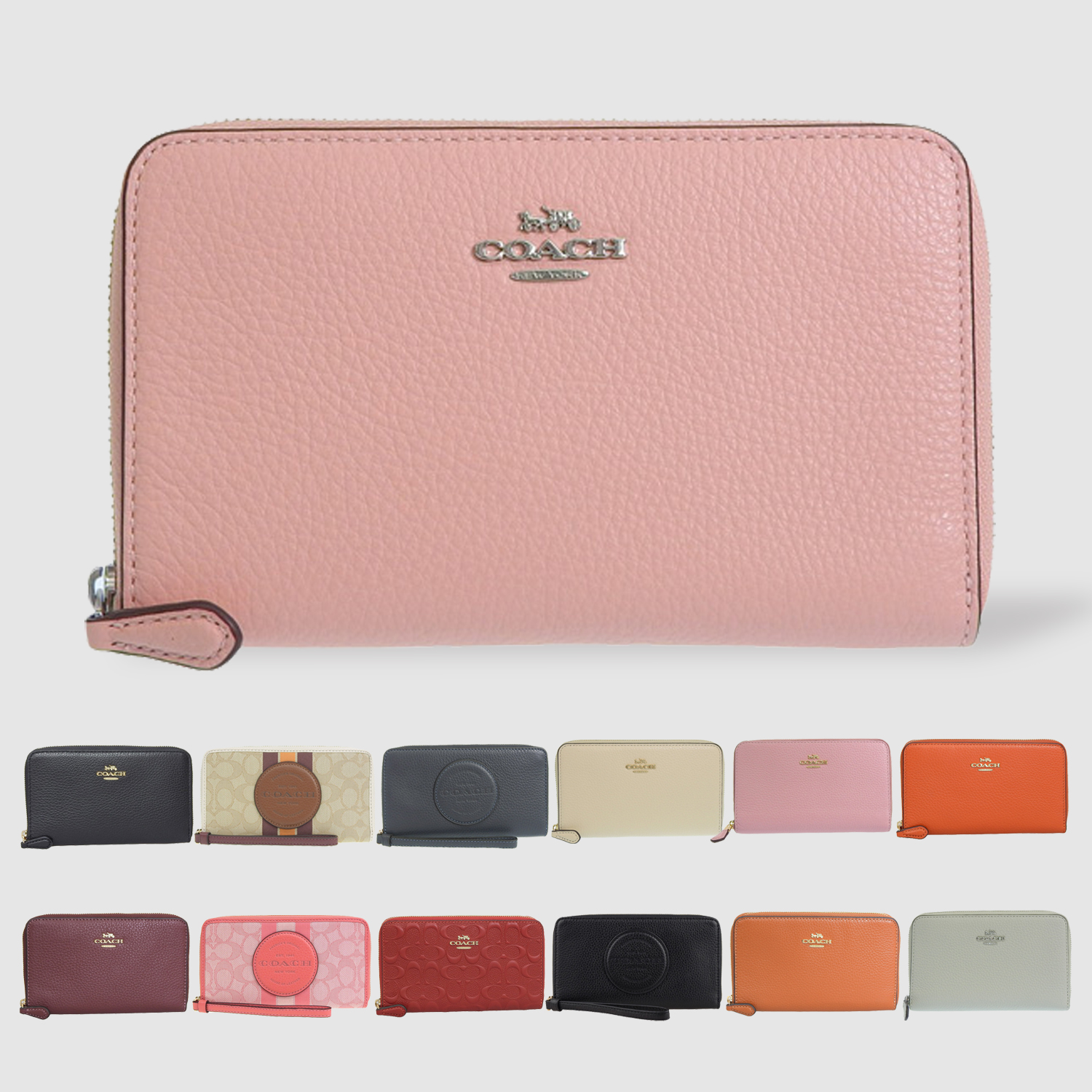 COACH（コーチ） 財布 レディース 長財布 アウトレット ラウンド