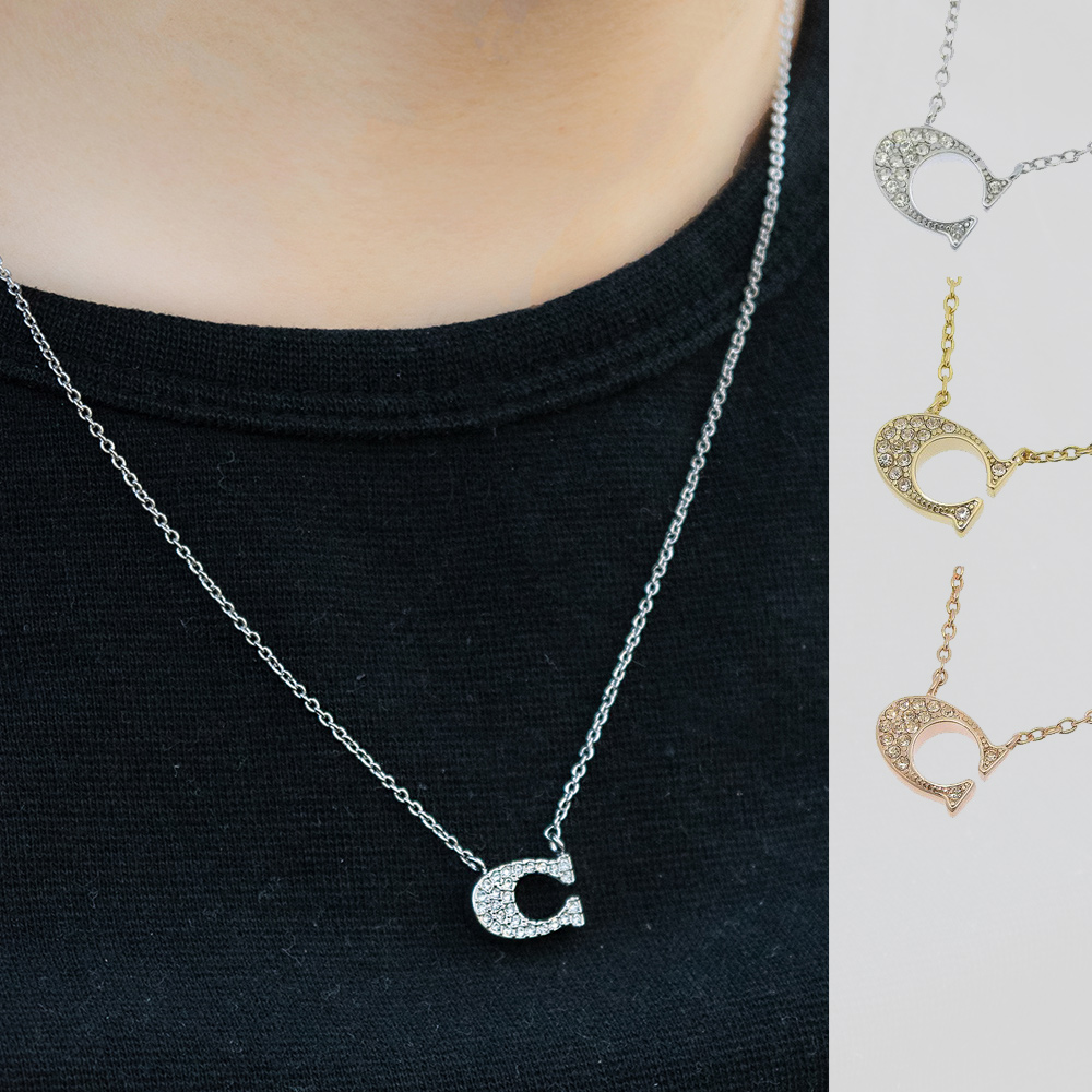 COACH（コーチ） ネックレス ゴールド ローズゴールド シルバー ライン