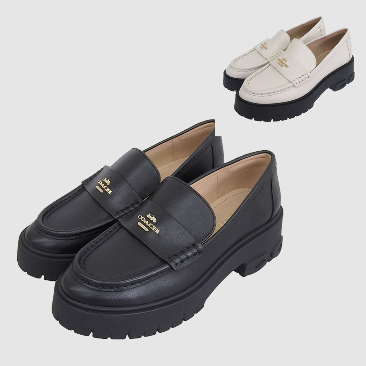 COACH（コーチ） 靴 レディース ローファー アウトレット レザー