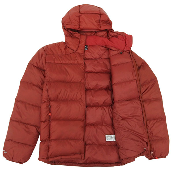 モンベル ダウンジャケット メンズ L レッド ライトアルパインダウン