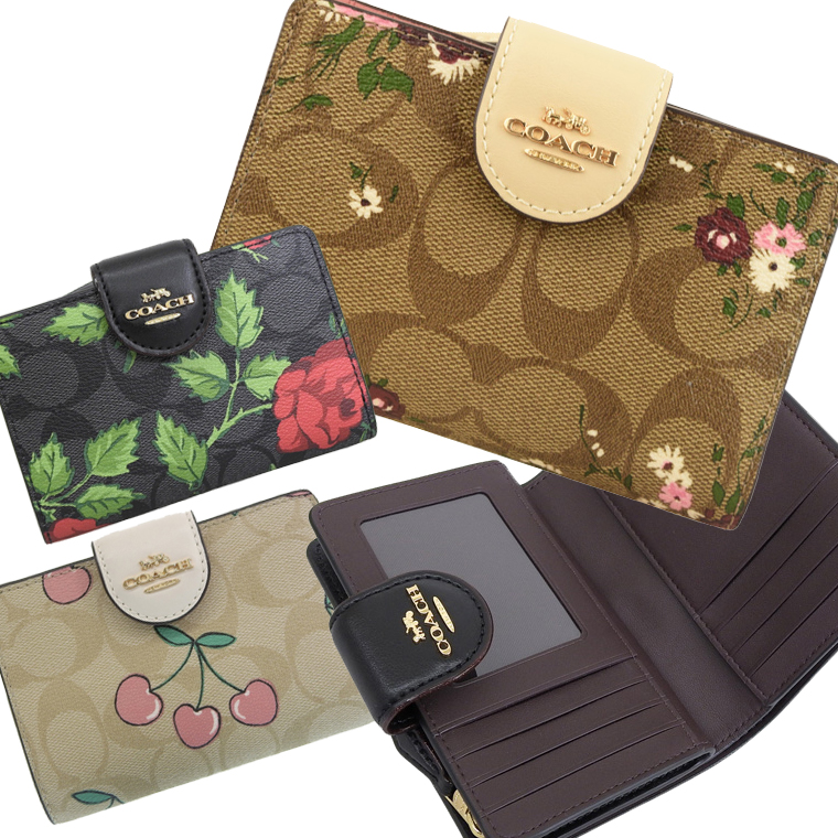 COACH（コーチ） 財布 レディース アウトレット 二つ折り 折財布