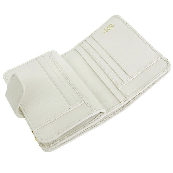 PRADA（プラダ） 財布 レディース 2つ折り 折財布 コンパクト