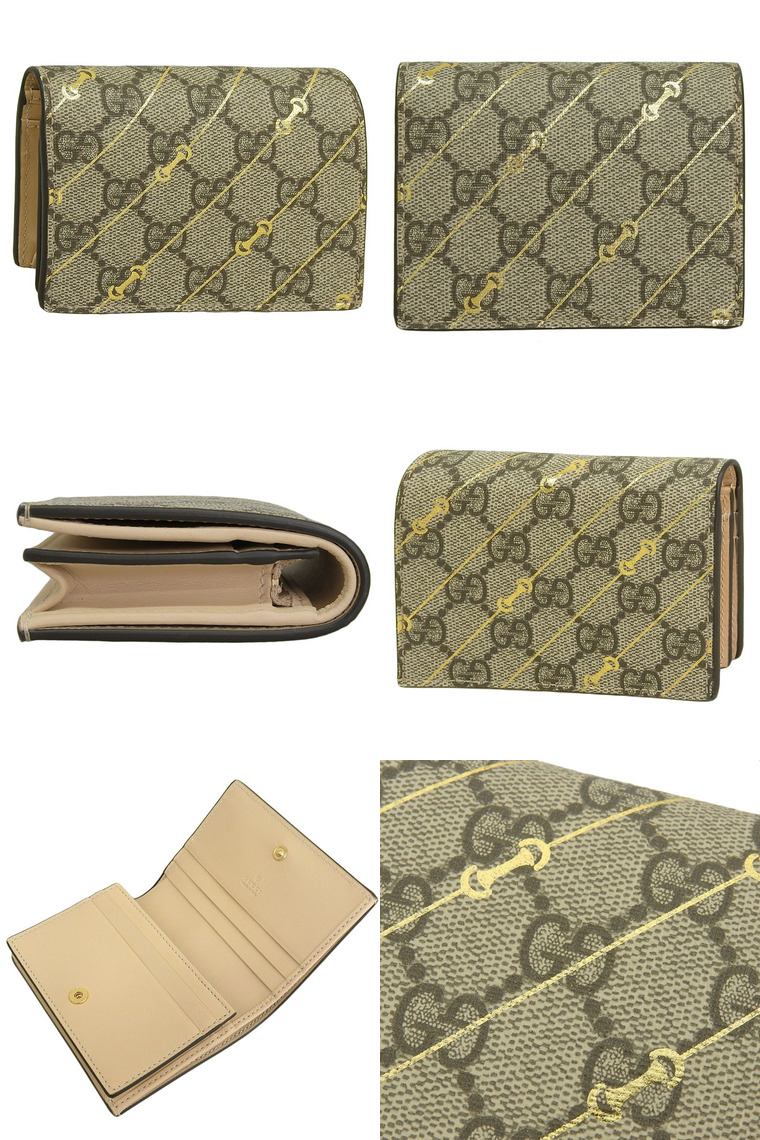 GUCCI（グッチ） 財布 レディース 2つ折り 折財布 コンパクト
