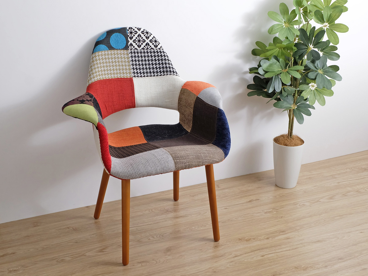 オーガニックチェア パッチワーク イームズ エーロ・サーリネン 椅子