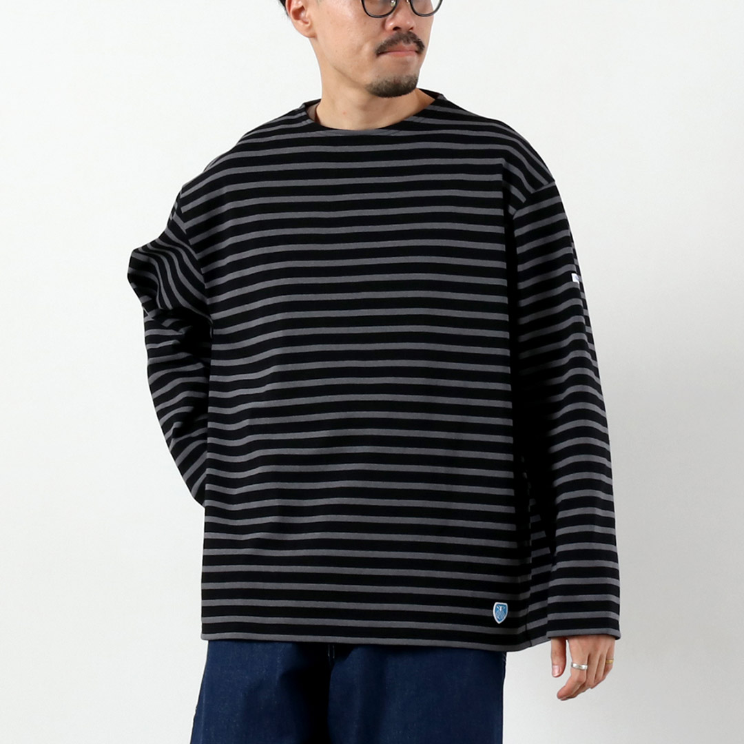 ORCIVAL（オーシバル） クルーネック ロングスリーブ プルオーバー