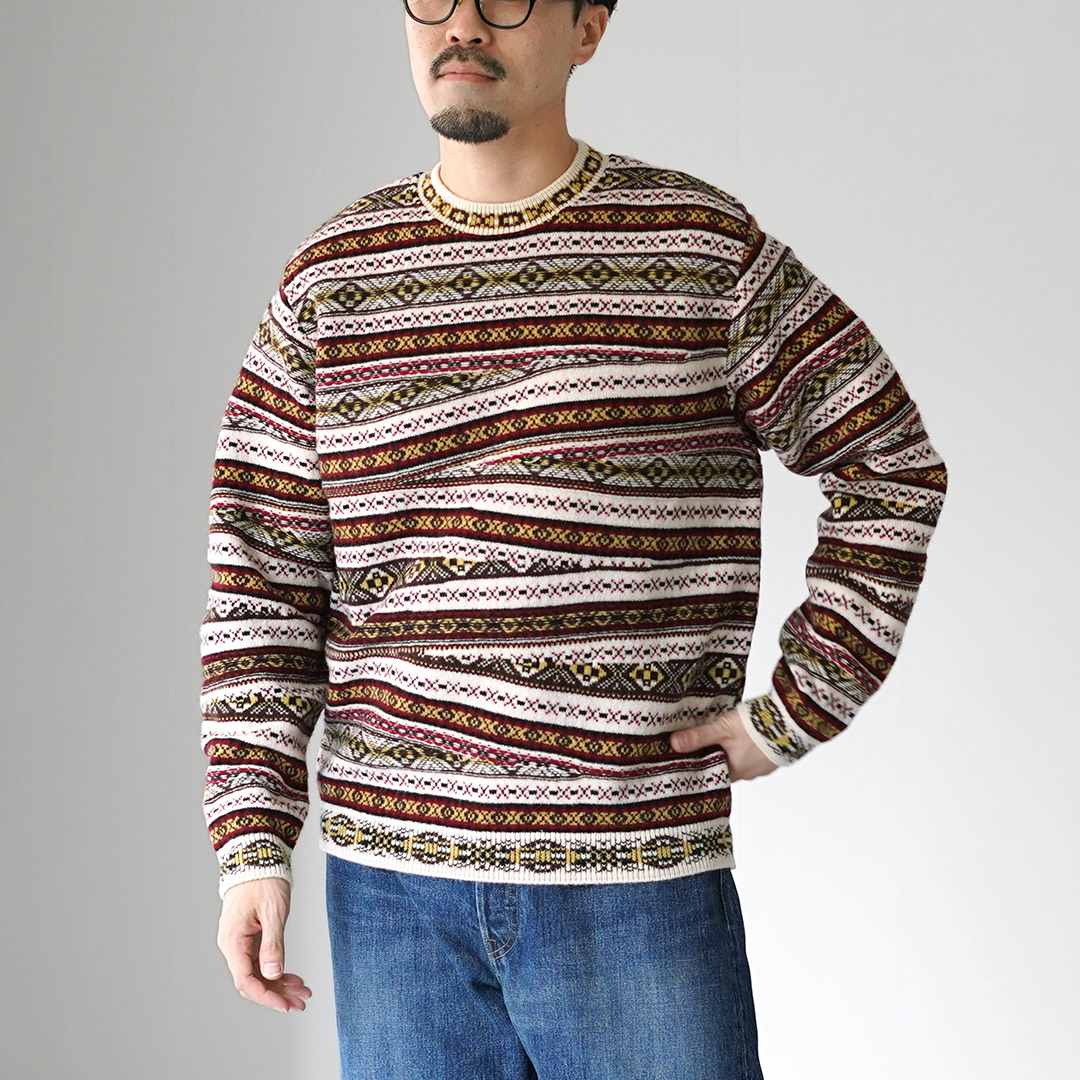 Coohem（コーヘン） クレイジー フェアアイル ニットプルオーバー M