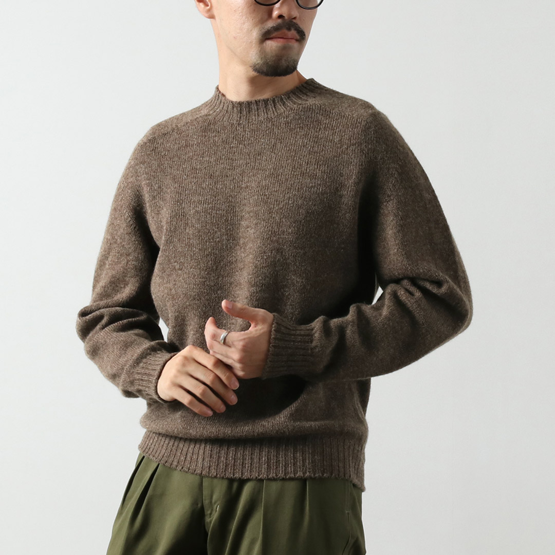 Rinascente（リナシェンテ） シェットランドウール シームレス クルー