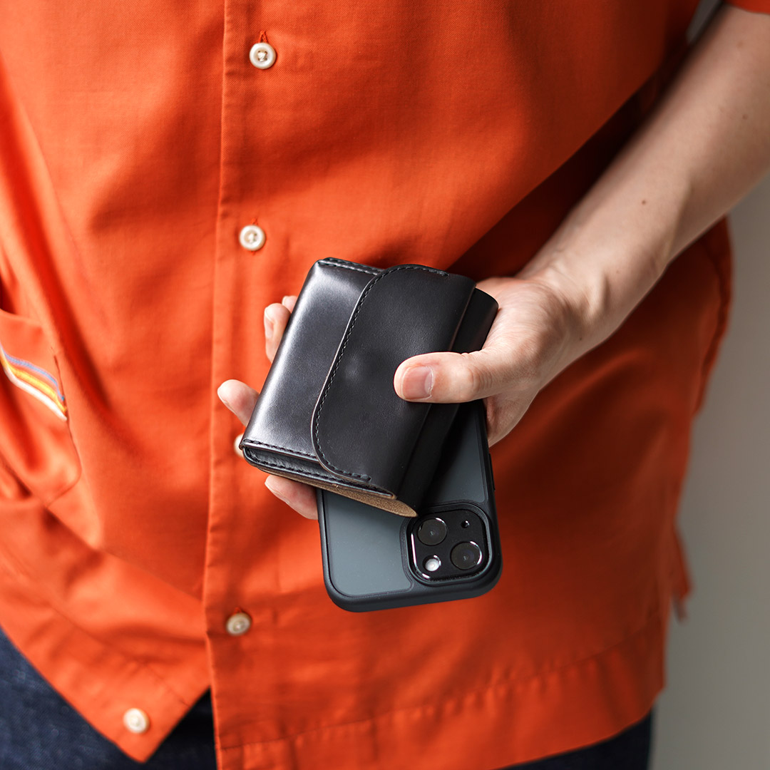 MR.OLIVE（ミスターオリーブ） ミニウォレット ホーウィン クロム