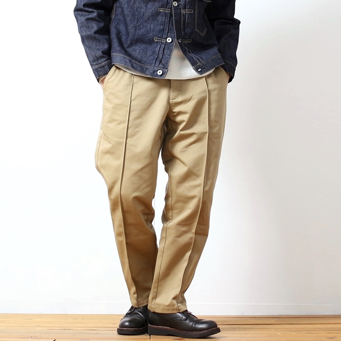 BIG MIKE（ビッグマイク） ピンタックワークパンツ チノパン