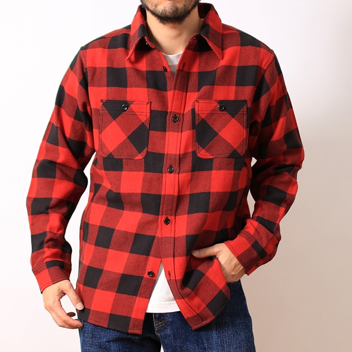 FIVEBROTHER（ファイブブラザー） ネルシャツ ヘビーフランネル 長袖