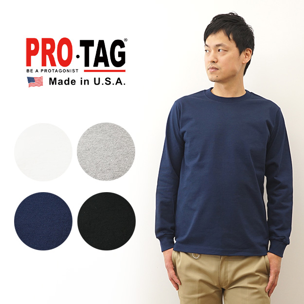 PRO TAG プロタグ アメリカ製 ロンT 長袖 Tシャツ ヘビーウェイト Long