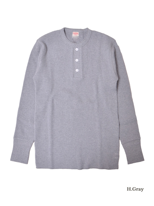 Healthknit（ヘルスニット） ヘンリーネック スーパー ヘビー ワッフル