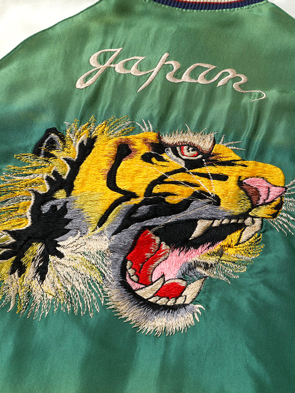 TAILOR TOYO テーラー東洋 スカジャン メンズ TIGER HEAD × JAPAN MAP