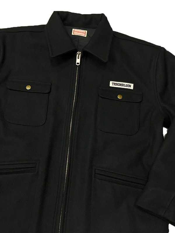 TENDERLOIN（テンダーロイン） T-メルトン ジャケット ワッペン ロゴ T