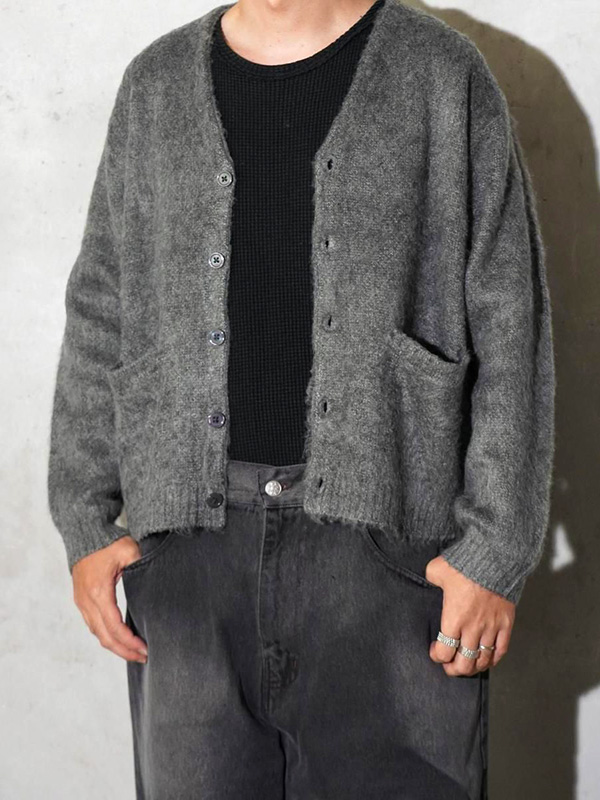 TOWNCRAFT（タウンクラフト） タウン クラフト モヘア カーディガン