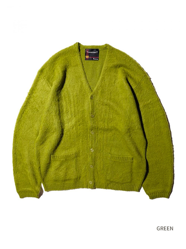 TOWNCRAFT（タウンクラフト） タウン クラフト モヘア カーディガン
