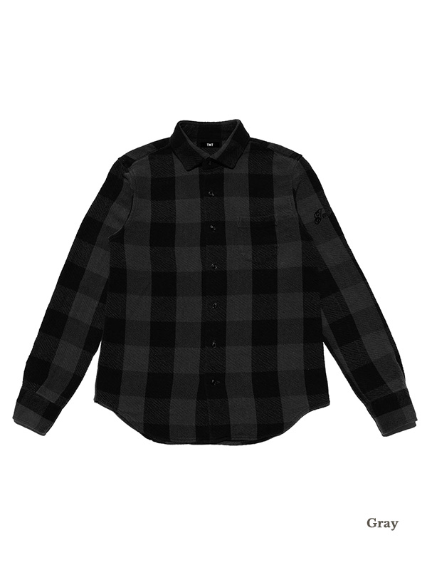 TMT バッファロー チェック シャツ メンズ レディ―ス 長袖 おしゃれ