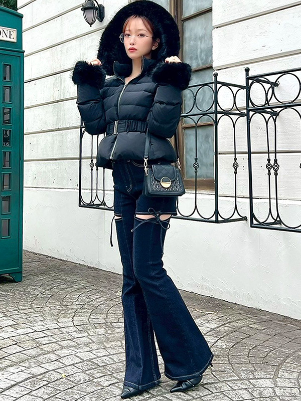 RESEXXY（リゼクシー） ショート ダウン ジャケット レディース