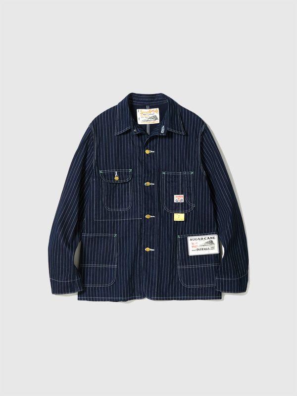 SUGAR CANE シュガーケーン ジャケット 9oz. WABASH STRIPE WORK COAT