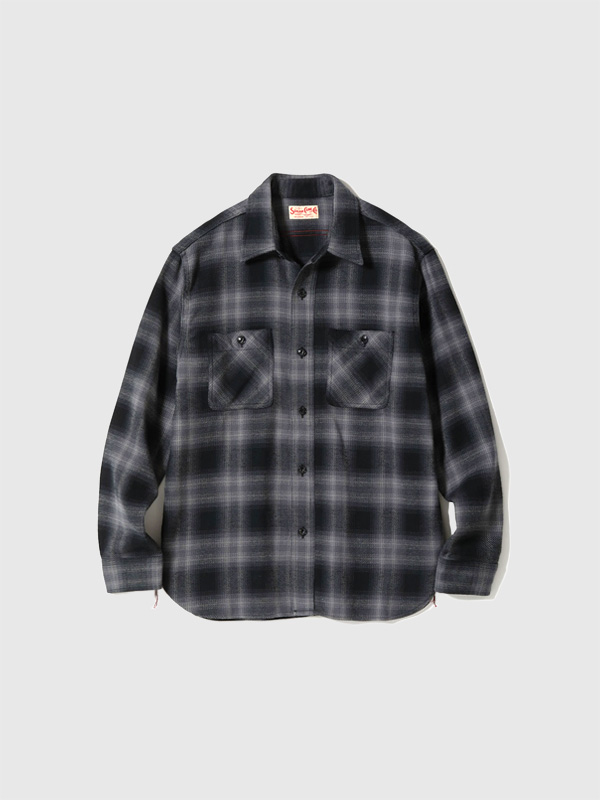 SUGAR CANE シュガーケーン シャツ 長袖 メンズ レディース オンブレ