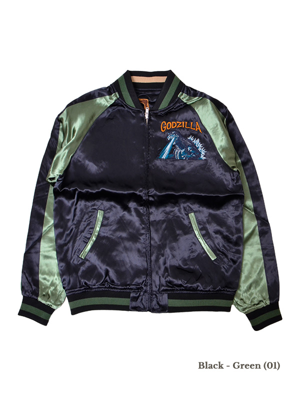 GODZILLA ゴジラ スカジャン メンズ レディース モスラ キングギドラ