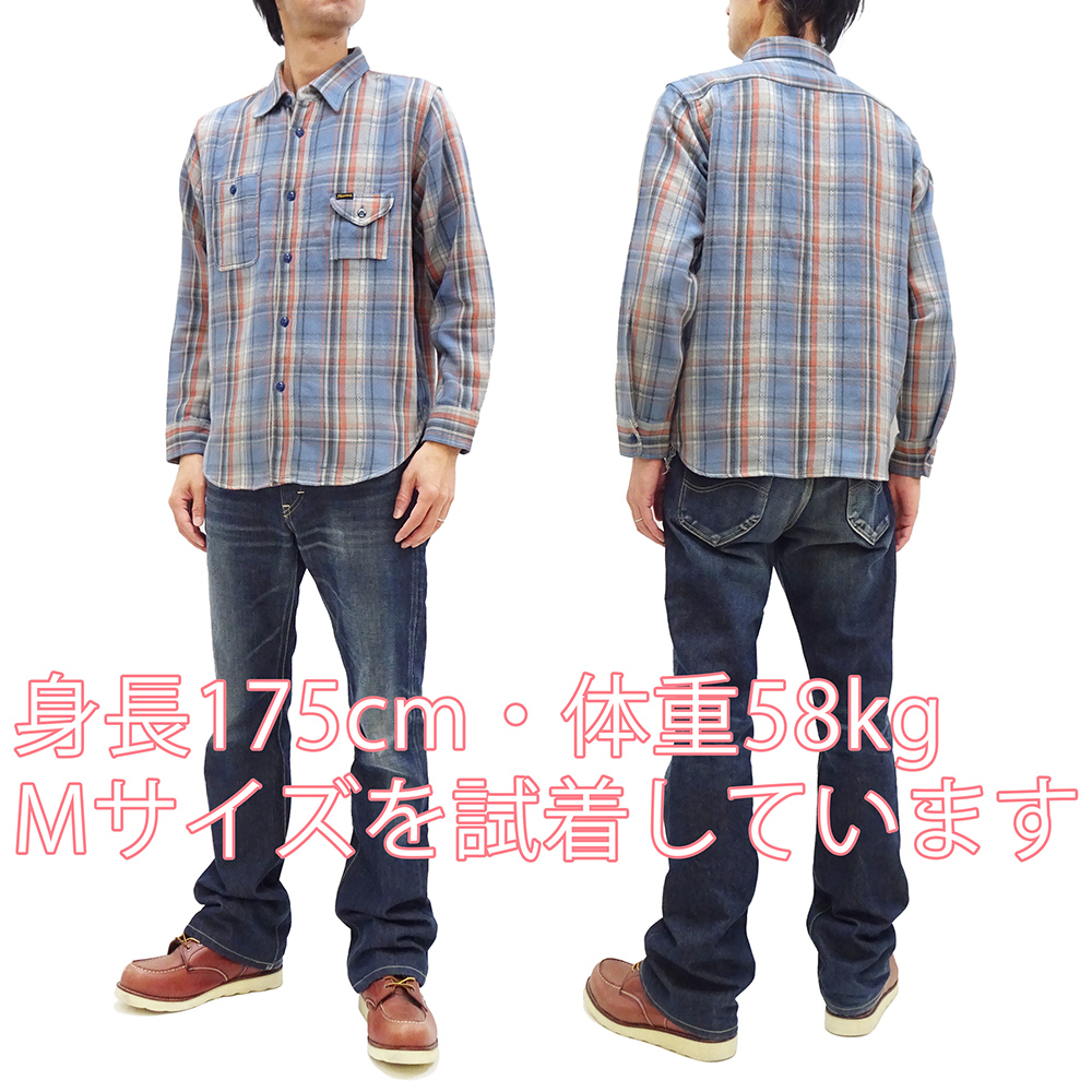 Pherrow's（フェローズ） チェックネル ワークシャツ フランネル 長袖