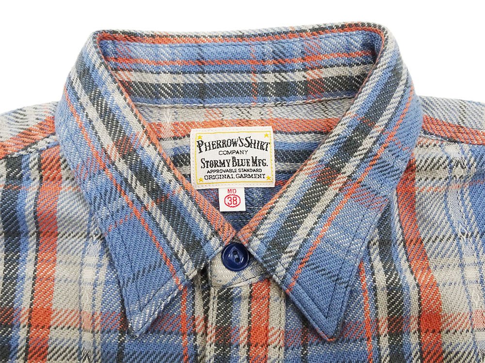 Pherrow's（フェローズ） チェックネル ワークシャツ フランネル 長袖