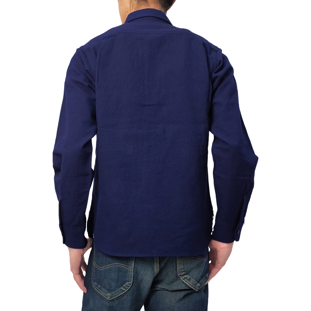 桃太郎ジーンズ（MOMOTARO JEANS） ドビー織り ワークシャツ ジェイル