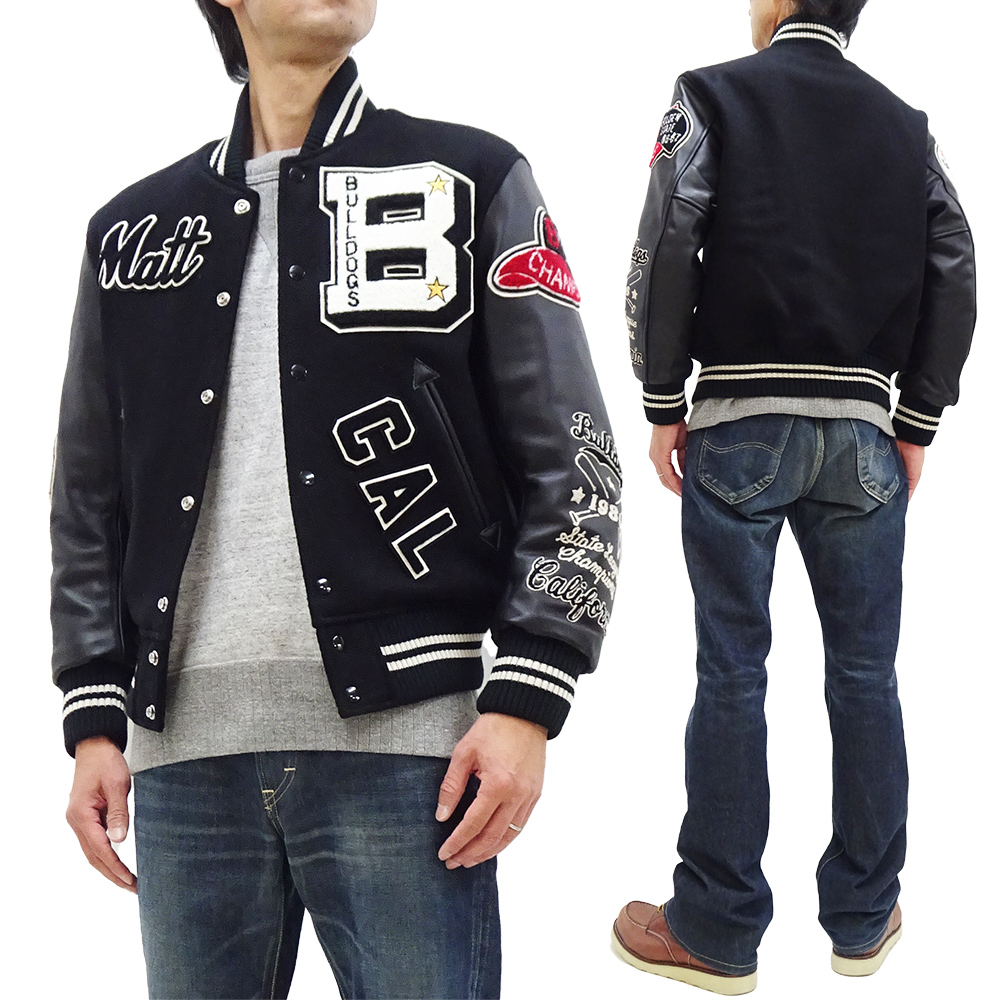 WHITESVILLE ホワイツビル スタジャン 30oz メルトン x ステアハイド