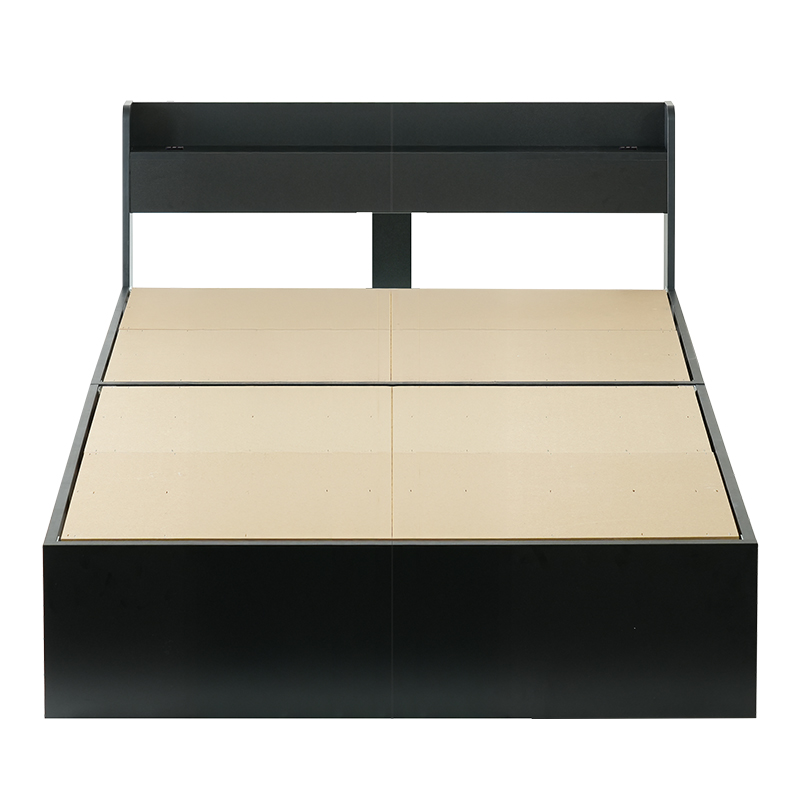 ベッドフレーム 130cm WSD ワイドセミダブル 単品 ベッド コンセント