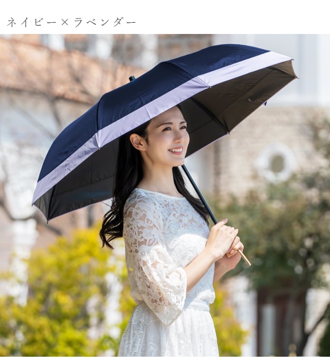 ロサブラン 日傘 折りたたみ 完全遮光 uv 晴雨兼用 軽量 2段