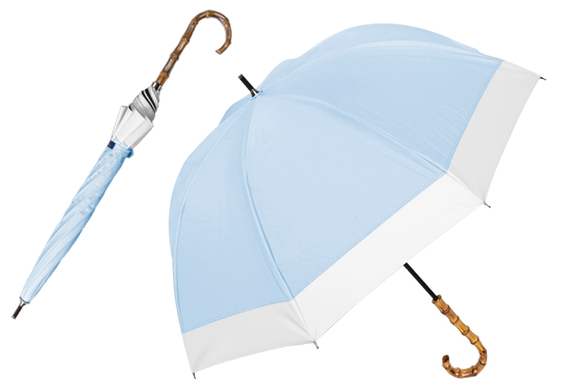 ロサブラン 日傘 完全遮光 長傘 uv 100％ 晴雨兼用 1級遮光 軽量 遮熱