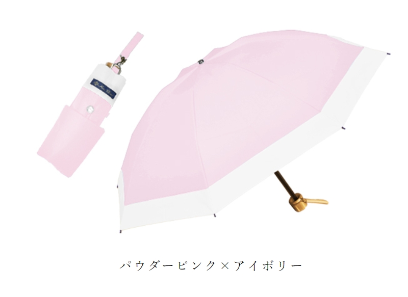ロサブラン 日傘 完全遮光 折りたたみ uv 晴雨兼用 軽量 1級遮光