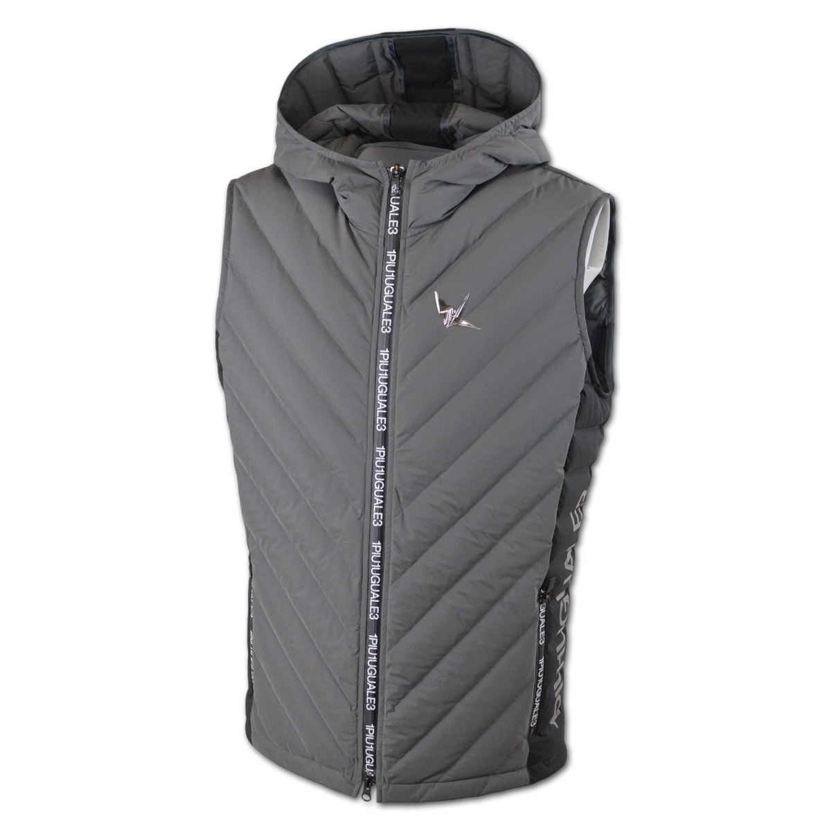 1PIU1UGUALE3 GOLF ダウンベスト メンズ ウノピュウノウグァーレトレ