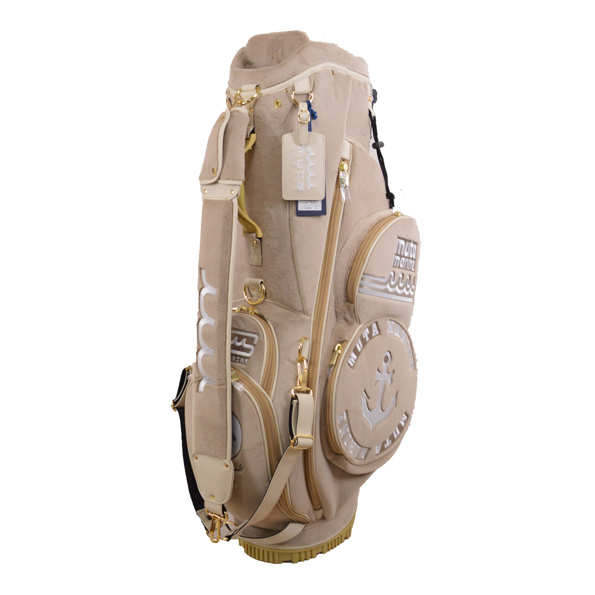 muta（ムータ） キャディバッグ スタンド式 メンズ クリア 黒 紺